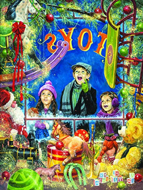 SunsOut Christmas Wonder 300 Piece Jigsaw Puzzle SunsOut Christmas Wonder 300 Piece Jigsaw Puzzle