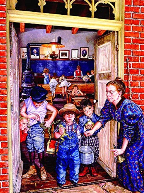 Sunsout 2019 Her Little Rascals by Artist Susan Brabeau 300 Piece Americana & Folk Art Jigsaw Puzzle
