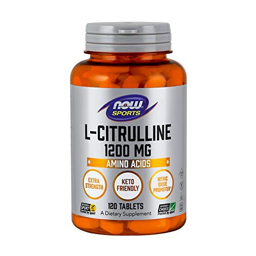 NOW Sports Nutrition LCitrulline Extra Strength 1200 mg Amino Acid 120 Tablets NOW Sports Nutrition LCitrulline Extra Strength 1200 mg Amino Acid 120 Tablets