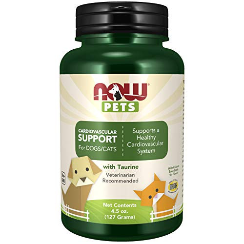 NOW Pet Health Cardiovascular Support Supplement Formulated for Cats  Dogs NASC Certified Powder 45Ounce