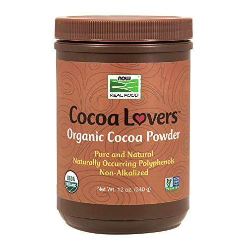 NOW Foods Organic Cocoa Powder Unsweetened12 oz