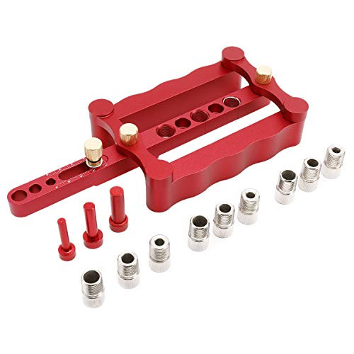 HYDDNice Self Centering Dowelling Jig 6810mm Precise Wood Dowel Hole Drilling Guide Woodworking Positioner Locator Jig Accessories Woodworking Tool Set