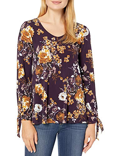 Karen Kane Womens TIESleeve TOP Print Medium