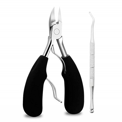 Toe Nail Clipper for Thick Toenails for Seniors Ingrown Toenail Clippers with Ingrown Toenail File nail Nipper Stainless Steel