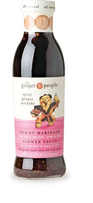 Ginger People Spicy Ginger Teriyaki Sauce  127 Ounce Pack of 2