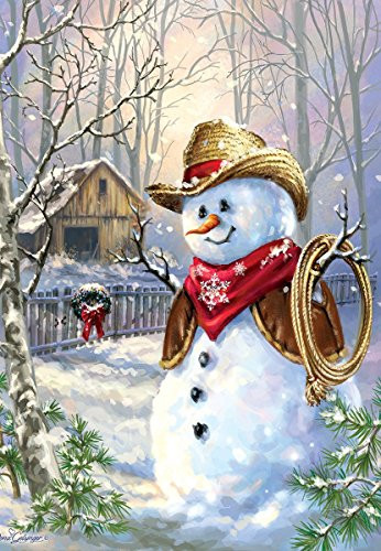Snow Cowboy 300 Piece Jigsaw Puzzle by SunsOut