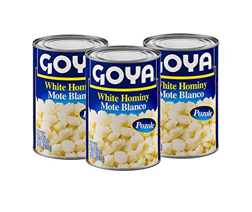 Goya White Hominy Corn 15 oz 3 cans Mote Blanco  Pozole