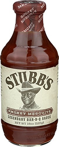 Stubbs Smokey Mesquite BBQ Sauce 18Ounce Bottles Pack of 6