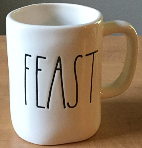 Rae DunnMagenta FEAST mug by Rae Dunn