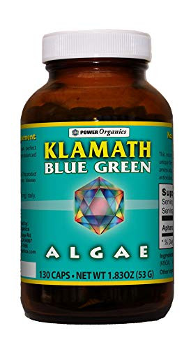 Klamath Blue Green Algae 130 VegCaps by Power Organics