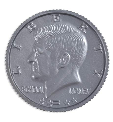 Learning Advantage Play HalfDollar Plastic Coins  Set of 50