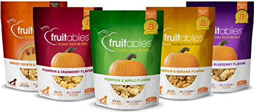 Fruitables Pumpkin Dog Treats Variety Pack of 5