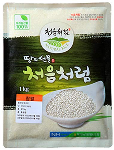 Nonghyup NonPesticide Glutinous Rice Sweet Rice Sticky Rice from Korea 1kg22lb ?? ??? ??
