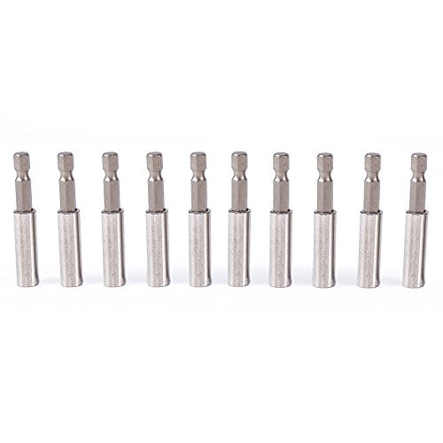 10Pcs Magnetic Screwdriver Extension Socket Drill Bit Holder 14 Hex Power Tools by Delaman