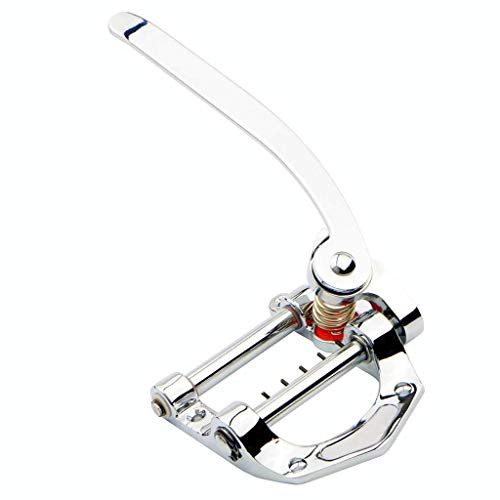 Guitar Vibrato Tailpiece Tremolo Flat Top Body Tremolo Unit Vibrato Bridge for Tele SG LP ETC Electric Guitars Chrome