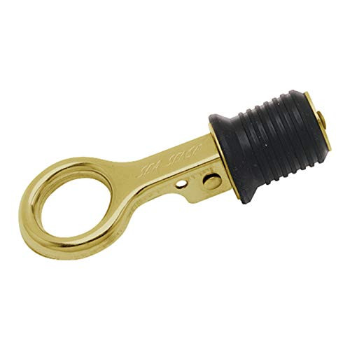 Unified Marine 50032292 Snap Drain Plug Brass 1 Inch