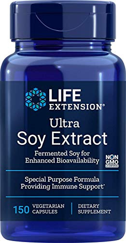 Life Extension Ultra Soy Extract 150 Vegetarian Capsules