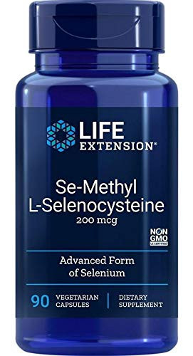 Life Extension 01879 SeMethyl LSelenocysteine 200 mcg 90 Vegetarian Capsules