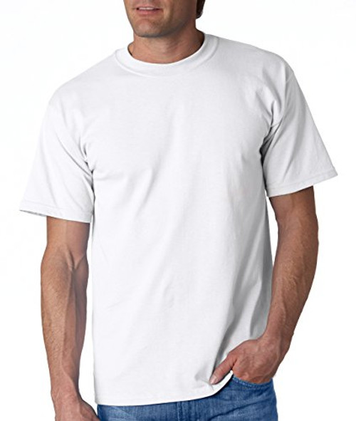 Gildan Mens Ultra Cotton Crewneck TShirt White XXXLarge Gildan Mens Ultra Cotton Crewneck TShirt White XXXLarge