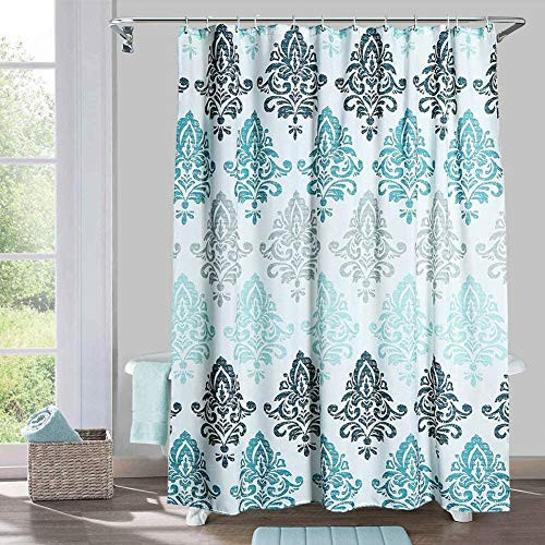 Shower Curtain for Bathroom with 12 Hooks Waterproof Polyester Fabric Resistant Shower Curtain Washable Curtain Shower Curtain for Bathroom with 12 Hooks Waterproof Polyester Fabric Resistant Shower Curtain Washable Curtain