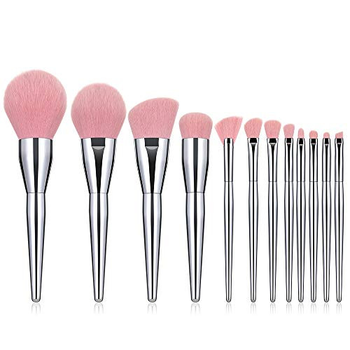 BANFI Makeup Brushes SetPremium Makeup Brush Kit Synthetic Hair 12pcs Kabuki Cosmetics Foundation Blending Concealer Blush Eyeliner Face Powder Cream Lip Brush Cosmetics Tool Kit BANFI Makeup Brushes SetPremium Makeup Brush Kit Synthetic Hair 12pcs Kabuki Cosmetics Foundation Blending Concealer Blush Eyeliner Face Powder Cream Lip Brush Cosmetics Tool Kit