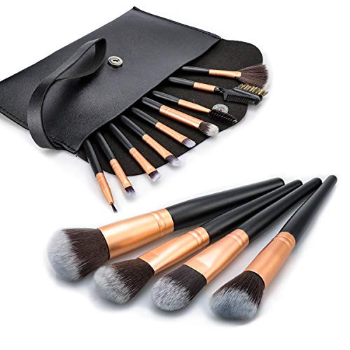 MOCOPO 13Pcs Makeup Brush Set Professional with Case Premium Synthetic Cosmetic Brushes Kit for Foundation Blush Blending Contour Powder Face Eyebrow Eyeshadows Concealers MOCOPO 13Pcs Makeup Brush Set Professional with Case Premium Synthetic Cosmetic Brushes Kit for Foundation Blush Blending Contour Powder Face Eyebrow Eyeshadows Concealers