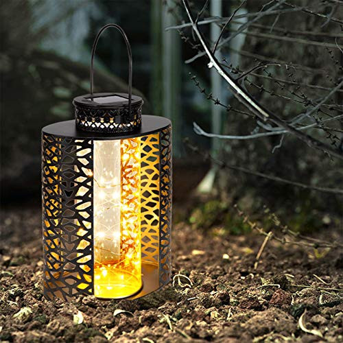 Solar Metal Lanterns Outdoor Hanging Garden Table Lamps Waterproof Copper Wire LED Solar Tabletop Lights Decorative for Patio Yard Pathway Party Solar Metal Lanterns Outdoor Hanging Garden Table Lamps Waterproof Copper Wire LED Solar Tabletop Lights Decorative for Patio Yard Pathway Party