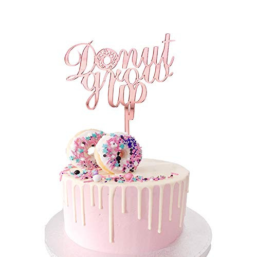 Donut Grow Up Rose Gold Cake Topper Acrylic Mirror Glitter Cake Topper For Happy Birthday Decorations Donut Grow Up Theme Party For Kids And Baby Cute Cake Decoration For Girl And Boy Donut Grow Up Rose Gold Cake Topper Acrylic Mirror Glitter Cake Topper For Happy Birthday Decorations Donut Grow Up Theme Party For Kids And Baby Cute Cake Decoration For Girl And Boy