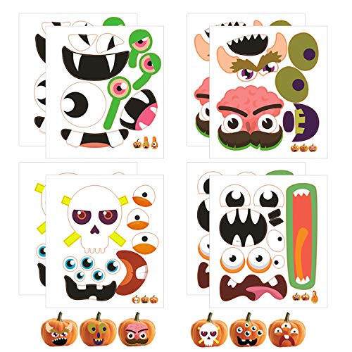 Halloween Pumpkin Stickers Coobbar 24 Pieces Funny and Classic Pumpkin Expressions Stickers for Pumpkins and SquashesDIY JackOLantern Face Decals for Halloween Party Decoration Halloween Pumpkin Stickers Coobbar 24 Pieces Funny and Classic Pumpkin Expressions Stickers for Pumpkins and SquashesDIY JackOLantern Face Decals for Halloween Party Decoration