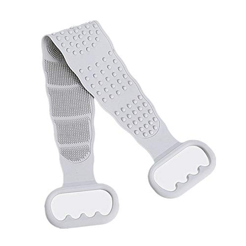 Silicone Back Scrubber for Shower? Exfoliating Silicone Bath Body Brush Scrubber? Easy to Clean Lathers Well Eco Friendly Long Lasting Comfortable Massage for Shower Gray Silicone Back Scrubber for Shower? Exfoliating Silicone Bath Body Brush Scrubber? Easy to Clean Lathers Well Eco Friendly Long Lasting Comfortable Massage for Shower Gray