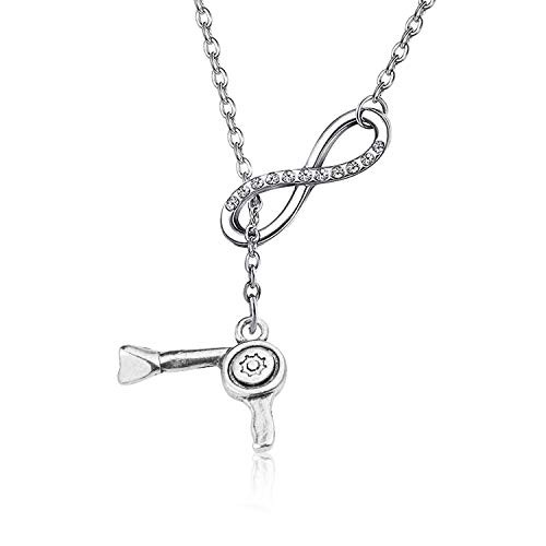 WENATA Hairdresser Gift Hair Stylist Necklace Hair Dryer Comb Scissors Charm Necklace Hair Stylist Jewelry Hairdresser Hair Stylist Graduation Gift Hair Dryer NRE WENATA Hairdresser Gift Hair Stylist Necklace Hair Dryer Comb Scissors Charm Necklace Hair Stylist Jewelry Hairdresser Hair Stylist Graduation Gift Hair Dryer NRE