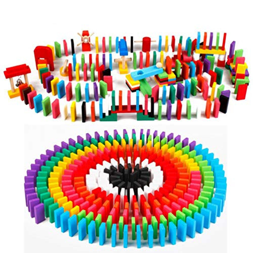 SUPVOX Domino Dominoes for Kids Dominoes Set 120Pcs Bulk Dominoes Pick Up Sticks Building Blocks Toy