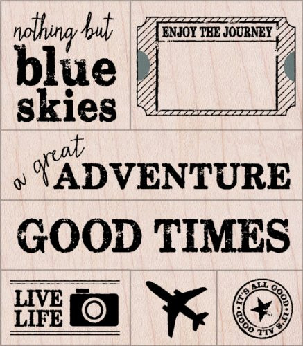Hero Arts A Great Adventure Woodblock Stamp Set