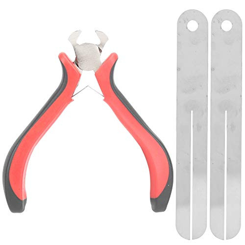 Bnineteenteam Guitar Fret Pliers Fret Puller Guitar String Cutter Guitar Fret Nipper Fret Removal Plier with Steel Plates