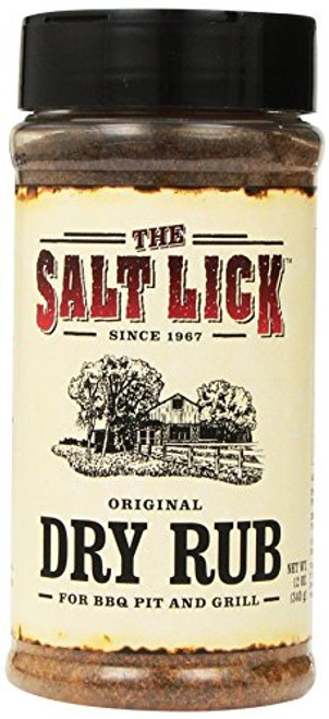 Salt Lick Original Dry Rub Seasoning for BBQ Pit Grill 12 oz Salt Lick Original Dry Rub Seasoning for BBQ Pit Grill 12 oz