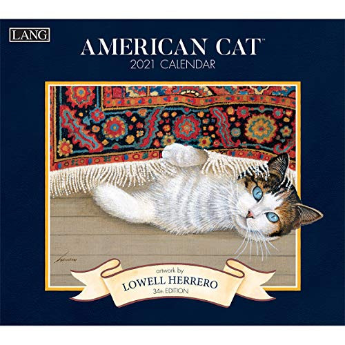 Lang American Cat 2021 Wall Calendar 21991001889