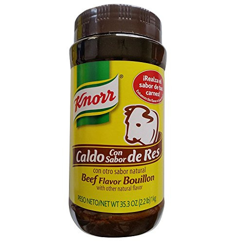 Knorr Beef Flavor Bouillon Granulated 353 oz 22 lb Caldo Con Sabor de Res 1 kg Knorr Beef Flavor Bouillon Granulated 353 oz 22 lb Caldo Con Sabor de Res 1 kg