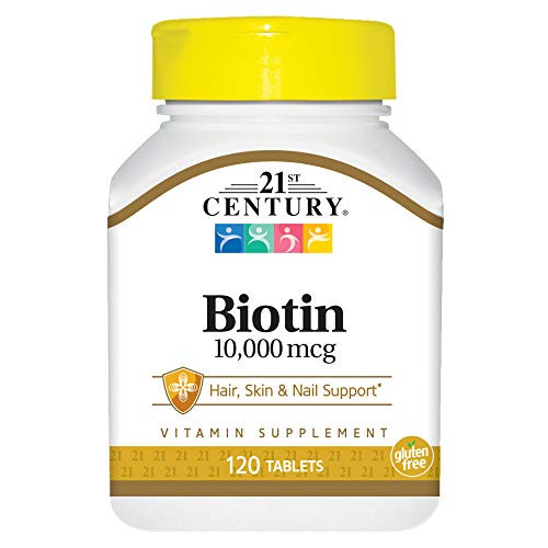 21st Century Biotin Tablets 10000 mcg 120 Count 21st Century Biotin Tablets 10000 mcg 120 Count