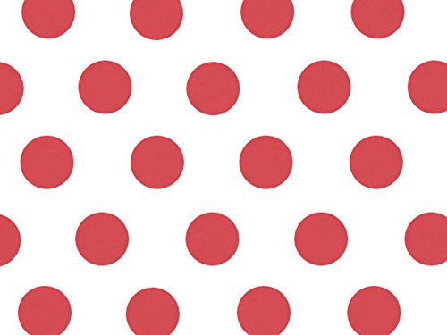 Red  White Polka Dot Tissue Paper  20 x 30  24 XL Sheets