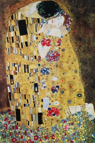 Buyartforless The Kiss (Le Baiser) by Gustav Klimt 36x24 Art Print Poster Wall Decor Museum Master Famous Painting Art Decor