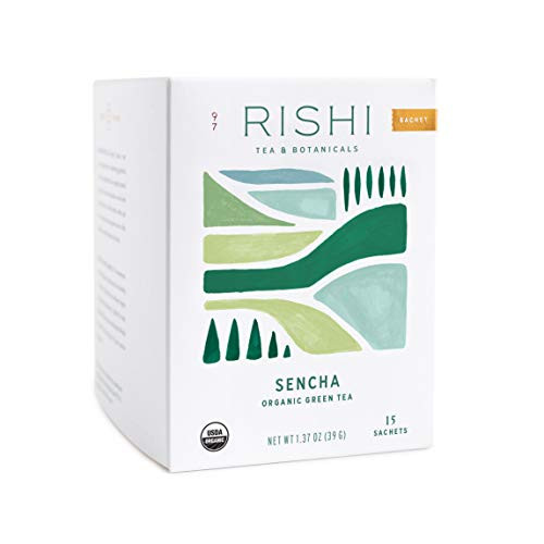 Rishi Tea Sencha Tea Organic Green Tea Sachet Bags 15 Count Rishi Tea Sencha Tea Organic Green Tea Sachet Bags 15 Count