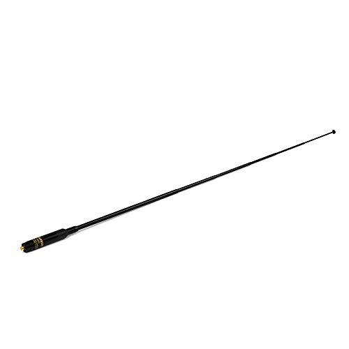 TWAYRDIO VHF UHF 144430MHz Ham Handheld Radio Retractable Telescopic Antenna SMA Female 43 for KenwoodTYTBaofeng UV5R BF888sWouxun TwoWay Radio