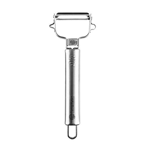TongYuan Fruits and Vegetables Peelers Y Shape Swivel Potato PeelerStainless Steel Multifunctional Ultra Sharp Serrated PeelerGreat for PotatoesCarrotApplesToughskinned Fruits and Vegetables
