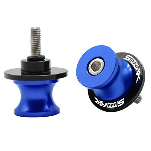 2Pcs 8MM Motorcycle CNC Swing Arm Stand Screws Sliders Spools For BMW S1000RR 20092020 S1000RR HP4 20132015 S1000XR 2015 2016 S1000R 20142016Blue