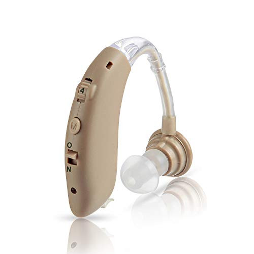 Hearing Amplifier Digital Rechargeable Personal Hearing Aid 4 Channels Noise Reduction Portable Device for Seniors and Adults Hear Clear Ear Amplifier 1Pack