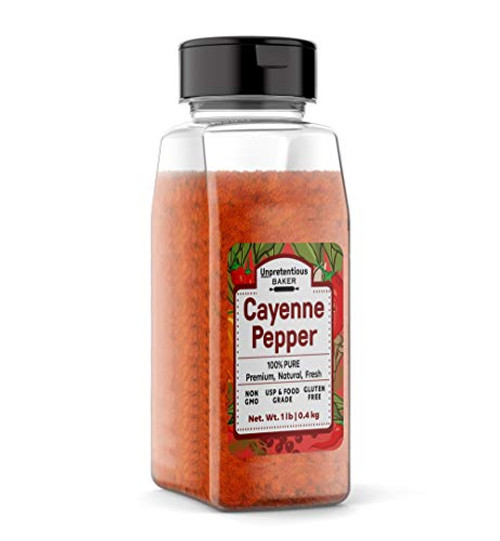 UNPRETENTIOUS BAKER Ground Cayenne Pepper 2 Cup Shaker 100 Pure  Natural Fresh NonGMO  GlutenFree