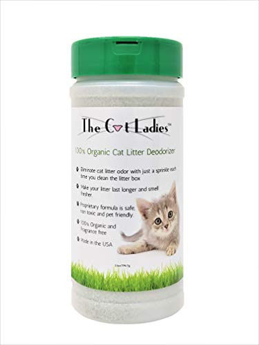 Kitty Litter Box Deodorizer All Natural Unscented Kitty Litter Odor Eliminator and Cat Litter Box Odor Neutralizer