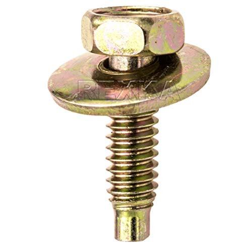 Rexka 30pcs Hex Head Sems Body Bolt 1420 X78 for Ford 57030S36