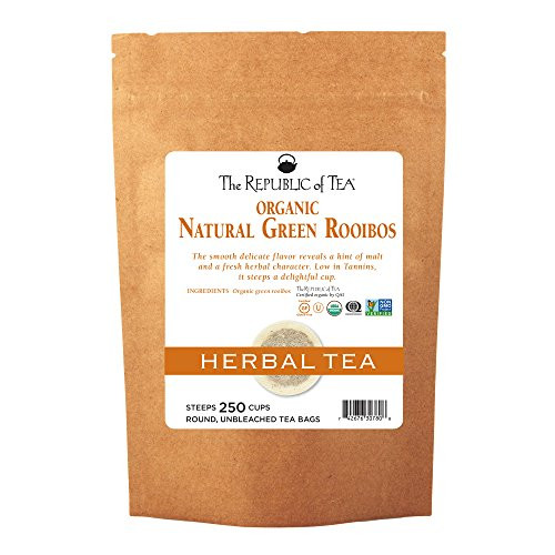 The Republic of Tea 100 Organic Natural Green Rooibos Herbal Tea 250 Tea Bag Bulk The Republic of Tea 100 Organic Natural Green Rooibos Herbal Tea 250 Tea Bag Bulk