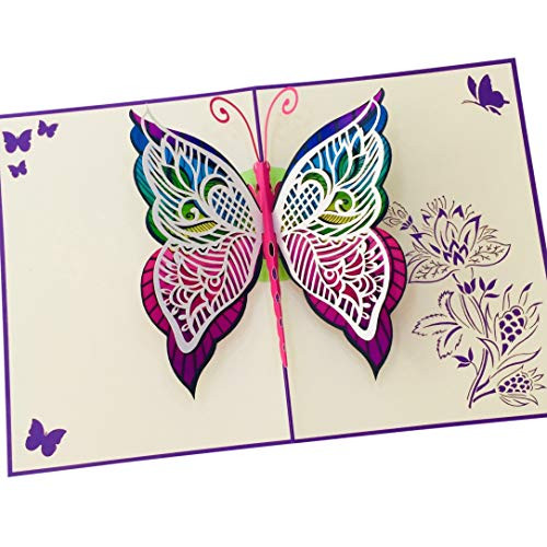 Butterfly Pop Up Birthday Card by Devine Popup Cards Happy Anniversary Card for Husband Wife 3D Birthday Card for Kids Mom Pop Up Birthday Cards for Women 3D Cards Pop Up Cards Love Gifts Butterfly Pop Up Birthday Card by Devine Popup Cards Happy Anniversary Card for Husband Wife 3D Birthday Card for Kids Mom Pop Up Birthday Cards for Women 3D Cards Pop Up Cards Love Gifts